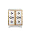 Tiroir à chaussures en bois crème - Rangement compact pour rangement en bois