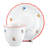 Waltz Porcelain Teacup and Saucer