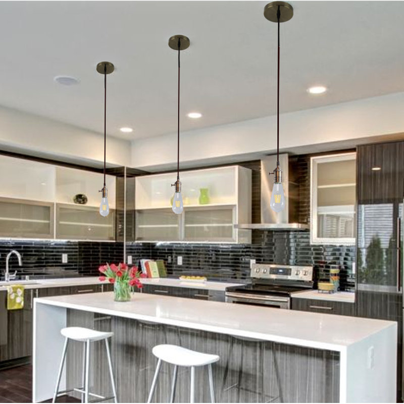 Chiasson 1 - Light Brown Single Pendant