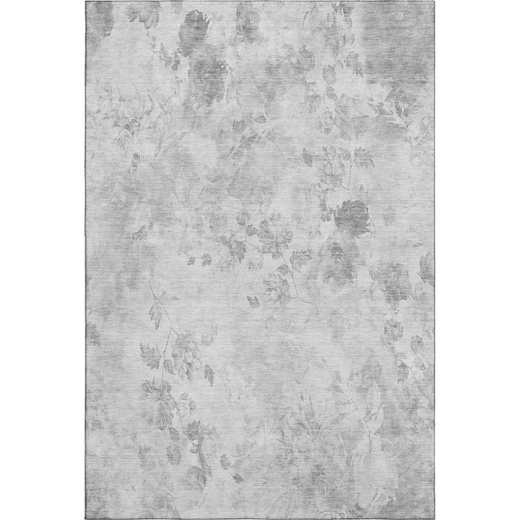 Premium Machine Washable Prisco Gray Rug