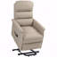 Avec fonction de levage électrique avec fauteuil inclinable pour un assemblage de personnes âgées et facile, fauteuil relevable rembourré en tissu avec télécommande, poches latérales pour le salon