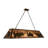 Rustic Lodge 9 - Light Antique Copper Pool Table Lights Pendant