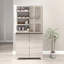 Grande armoire à chaussures avec miroir