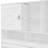 Queen Size White Wall Bed, Equipped With Abundant Storage, Diamond - Striped Appearance, And 6 8 Inch Mattress Compatibility Size, Large Storage