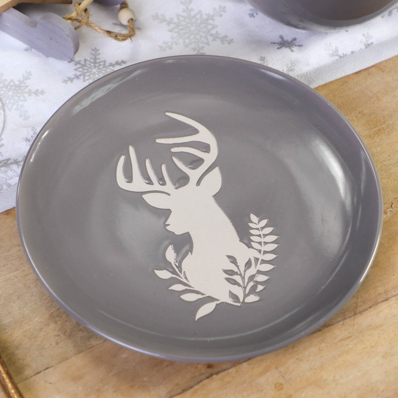 21cm Stoneware Appetiser Plate, Set of 6