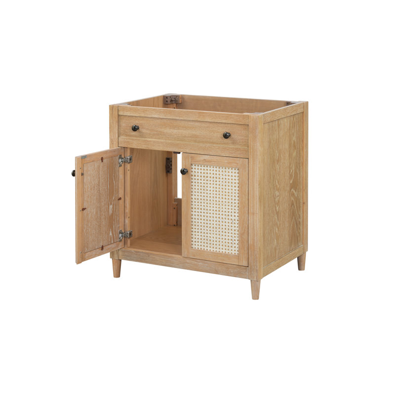 Base de meuble-lavabo à panneaux 30 po Cane
