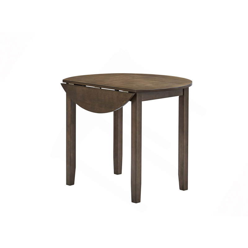 Damica Round Dining Table With Drop Leaf