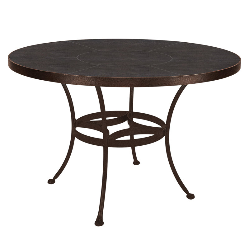 Outdoor Round Dining Table, 42" W x 42" L x 29.5" H, Copper Creek, Urban Shift