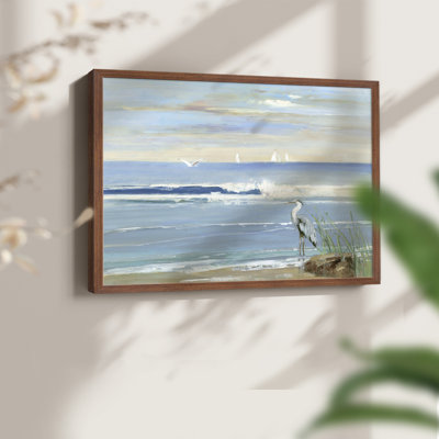 Sunrise Bay -Framed Print - Restickable