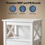 40cm W Manufactured Wood Bedside Table