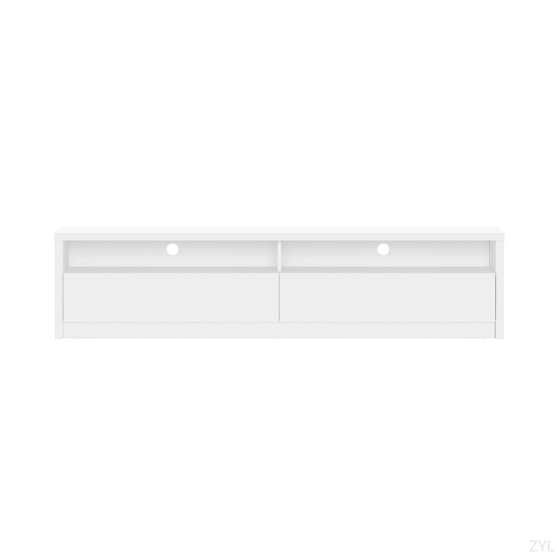 Meuble télé 70 po Duncan, Blanc