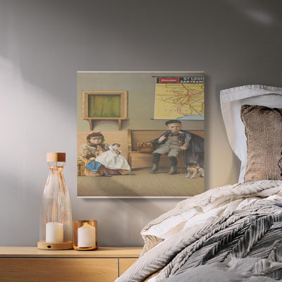 Omara 1 Piece Wrapped Canvas Wall Art Set