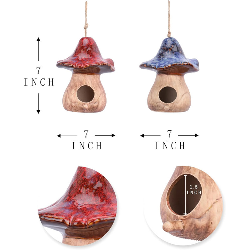 Ensemble de 2 nichoirs suspendus