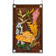 Tiffany Tropical Floral Stained Glass Window