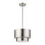 Acklin 1 Light Brushed Nickel Pendant-117592179-117592182