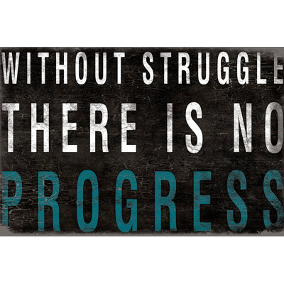 Struggle Progress 2 - Wrapped Canvas Print