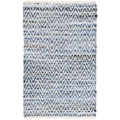 Montauk Hand Woven Performance Chevron Rug