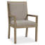 Prado Upholstered Back Armchair in Beige