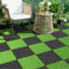 Carreaux de patio en pierre de 12 po à texture de pierre, carreaux de terrasse à emboîtement de module de bricolage, carreaux de cour faciles et rapides à installer pour le porche, le balcon de la piscine, la cour arrière, 44 pièces-112441178