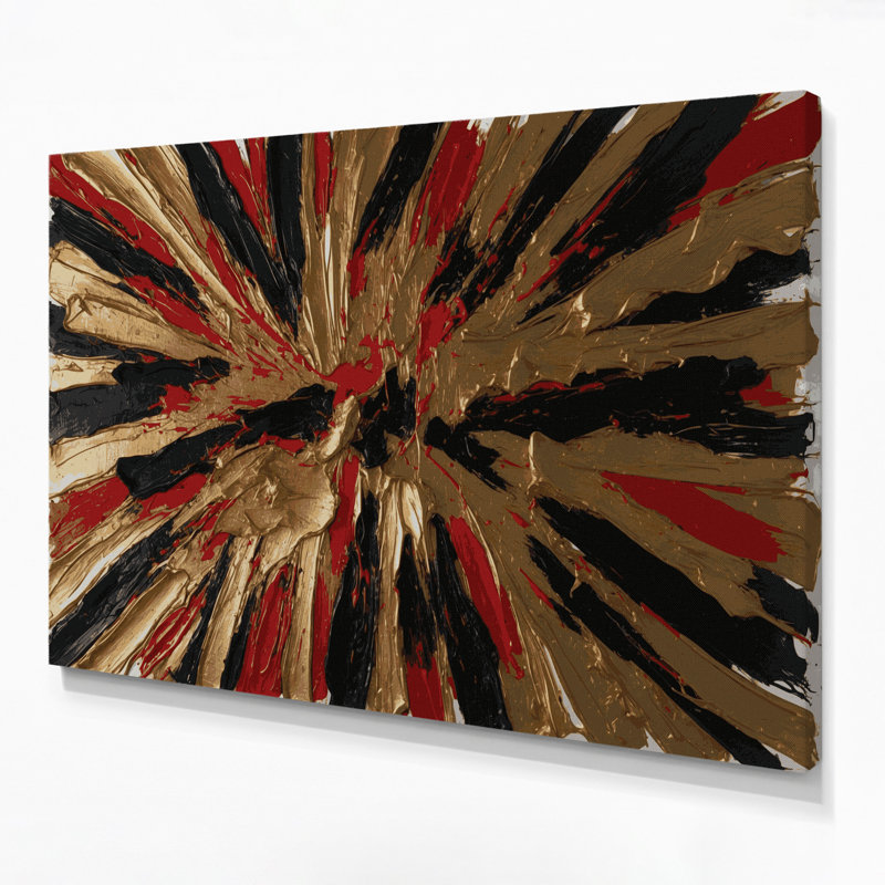 «Neo Expressionism 76», art mural sur toile brune, H 11 po x l 14 po