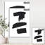 «Black and White Geometric Company I», reproduction d'art sur toile tendue-55952745