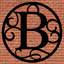 Décoration murale monogramme «Fancy Vine»-1421666041-1422755430-1422679827