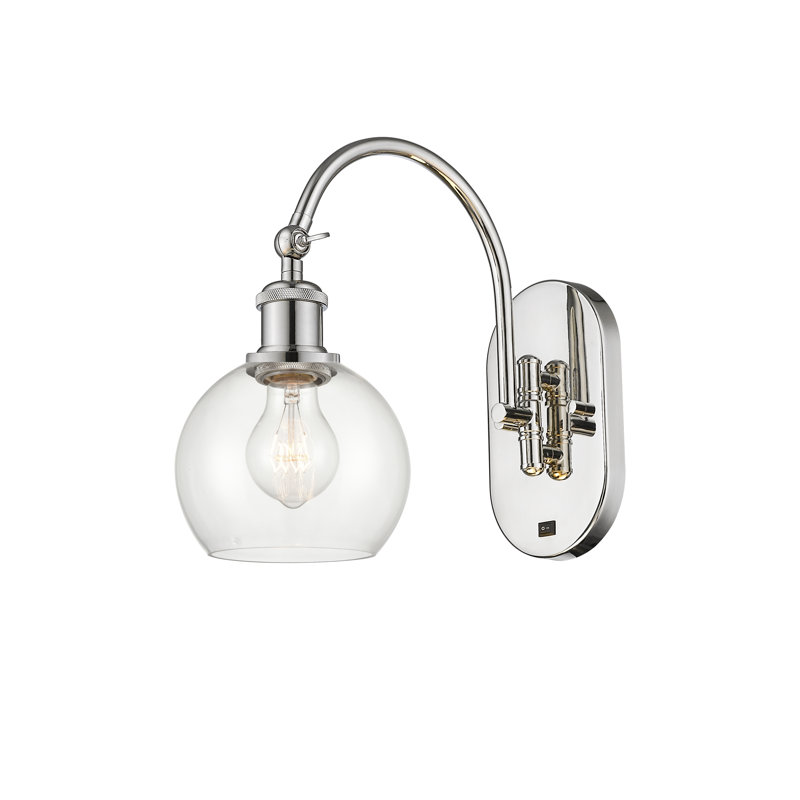 Bras pivotant en acier Ellington, DEL, Nickel poli