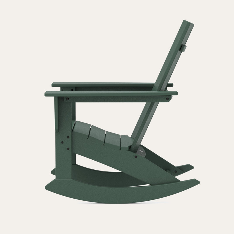 Chaise berçante Adirondack POLYWOOD, Vert