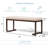 Demi 48'' Modern Boucle Fabric Upholstered Bench with Metal Frame-126535413