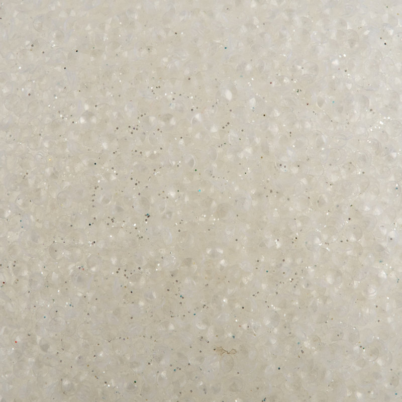 Ornement boule perlée, Blanc, H 44 po x l 4 po x P 0,59 po
