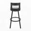 Tabouret tournant 30 "en métal avec similicuir-780076924-780076927