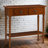 Coastal Solid + Manufactured Wood Narrow Sofa Table-1683277612