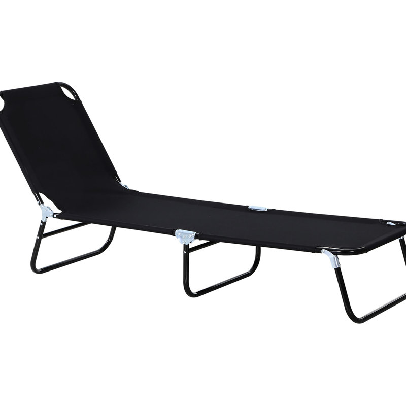 Chaise pliante de jardin pliable - Support pour piscine légère et légère de 265 lb avec utilisation extérieure en filet respirant