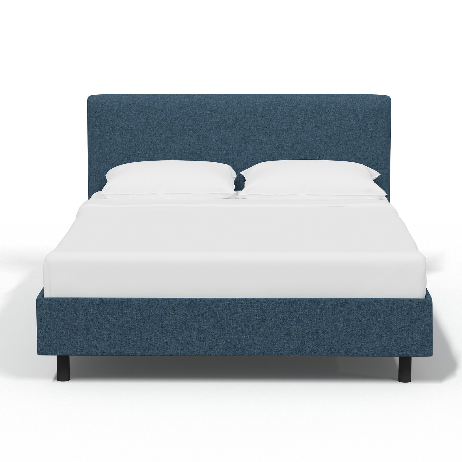 Eisley Upholstered Bed, Queen, Zuma Navy Textured Linen