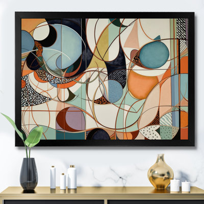 Pastel Color Boho Artwork II - Abstract Minimalism Canvas Print
