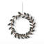Upcycled Tent Canvas Olive Mini Leaf Wreath