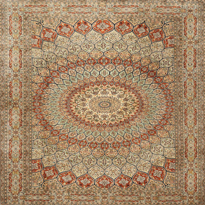 Tapis de style oriental rouge