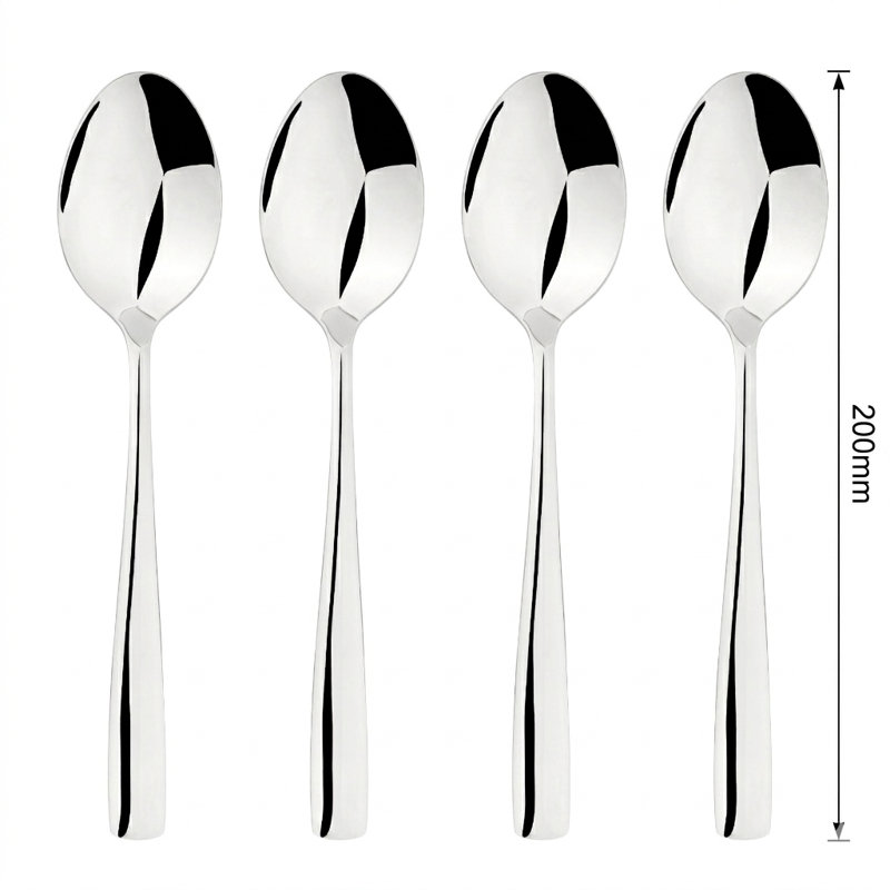 Cutlery Sets Stainless Steel 18/8 Spoon 4pc Set Catering Simplicity
