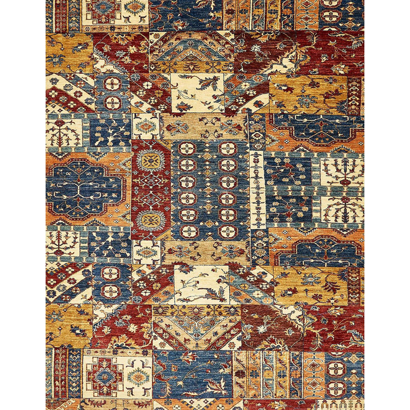 Tapis abstrait moderne 526, Tapis de couloir 2 pi x 5 pi