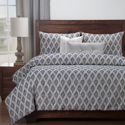 Diamond Creek Modern Farmhouse Ikat Duvet Cover