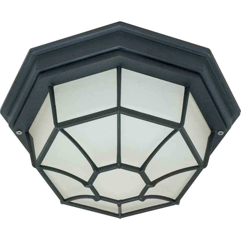Luminaire d'extérieur à cloison Camryn, Incandescent, Noir texturé