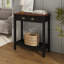 Console de hall d'entrée en bois 1 tiroir Delja | August Grove®-1351910613-1351910615
