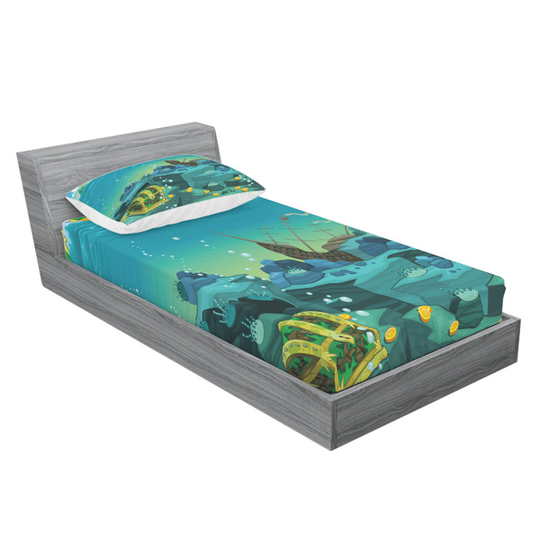 Microfiber Sheet Set, Twin Sheet Set with Fitted Sheet and 1 Pillowcase