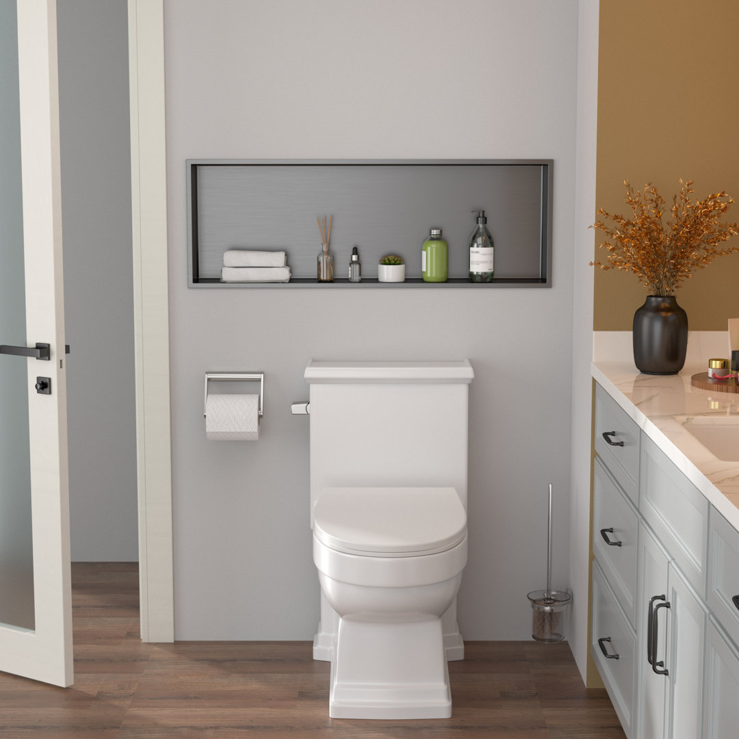 36" x 12" Shower Niche Stainless Steel Bathroom Shelf Wall Organizer Niche Recessed Shower Niche Lordear 