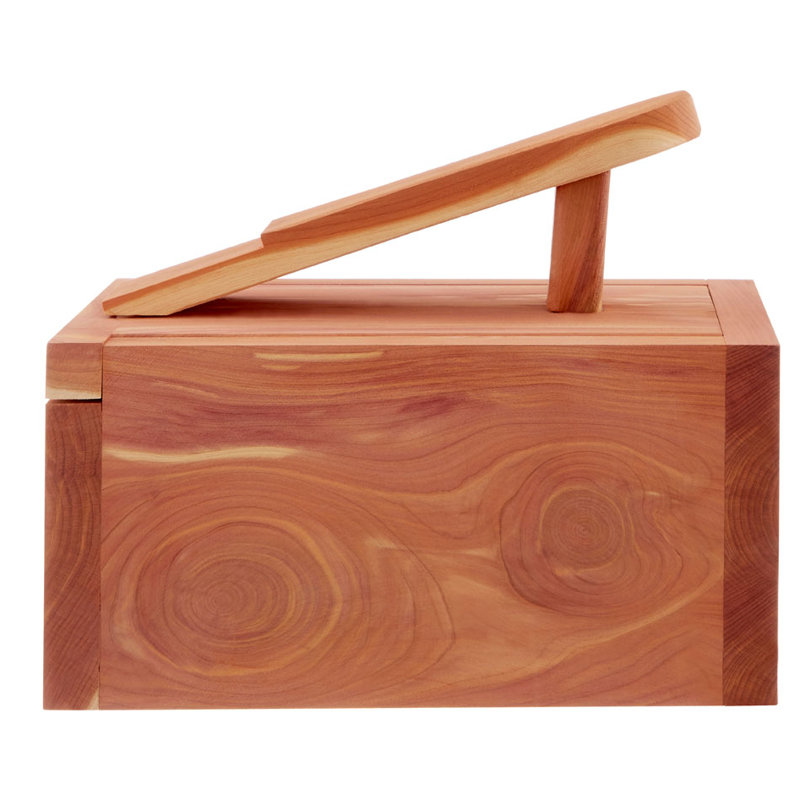 Cogar 12 Pair Solid Wood Shoe Storage Box