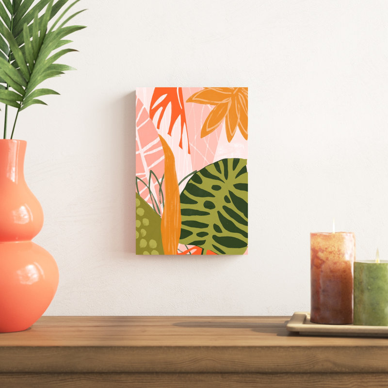 Jungle Collage II, H 12 po x l 8 po x P 1,25 po