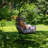 Jimenez Resin Wicker Egg Hanging Chair with Cushions and Stand