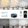 Smart WIFI LED ceiling light dimmable with remote control music Alexa Google 80W