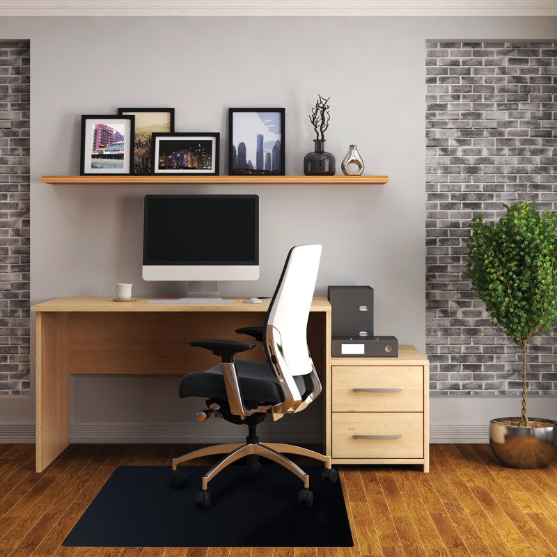 Low Pile Carpet Rectangle Chair Mat, 78cm W x 118cm L