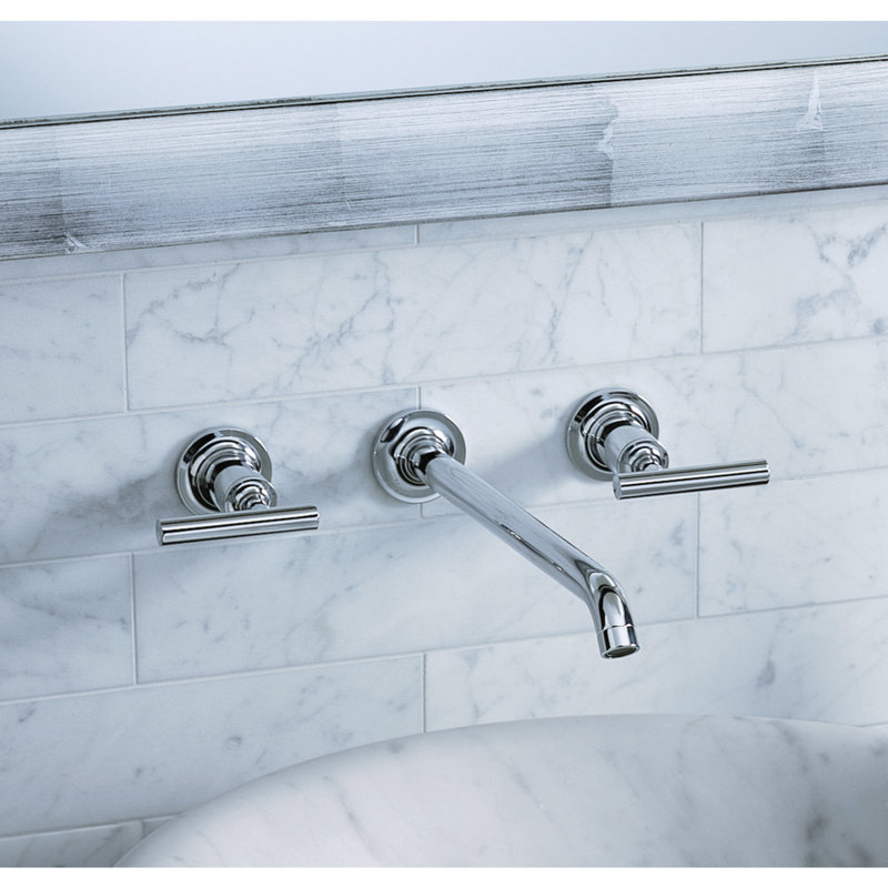 Purist® Wall mounted Bathroom Faucet, Polished Chrome